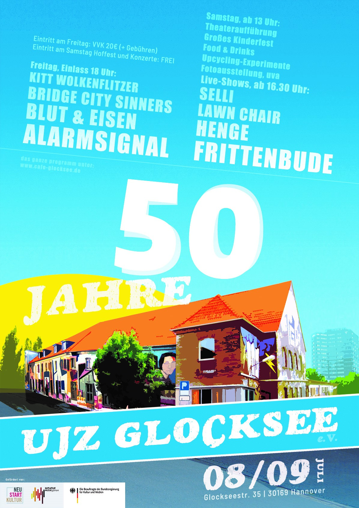 50 Jahre UJZ Glocksee Plakat